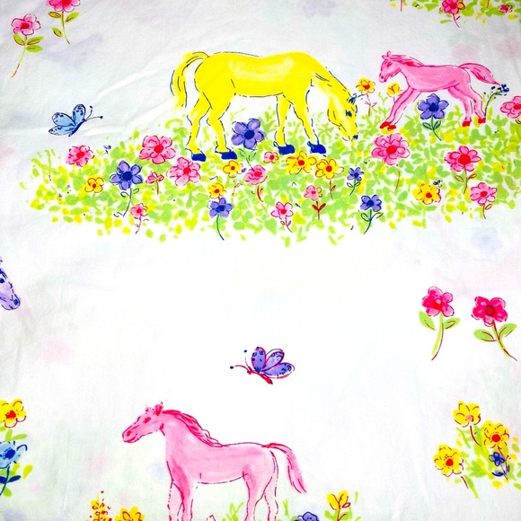 The Company Store Pony sheet set Twin horse print equestrian - Picture 4 of 4